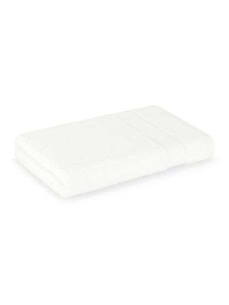 Luxe Loom 100% Cotton 550 GSM Bath Towel - Brilliant White