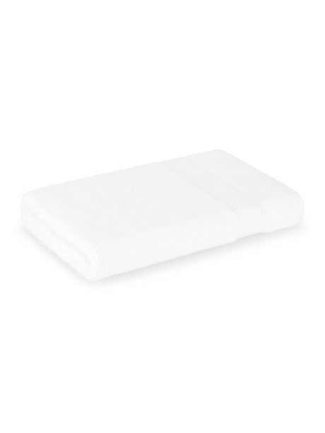 Luxe Loom 100% Cotton 550 GSM Bath Towel - Brilliant White