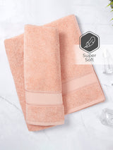 Luxe Loom 100% Cotton 550 GSM Bath Towel - Peach