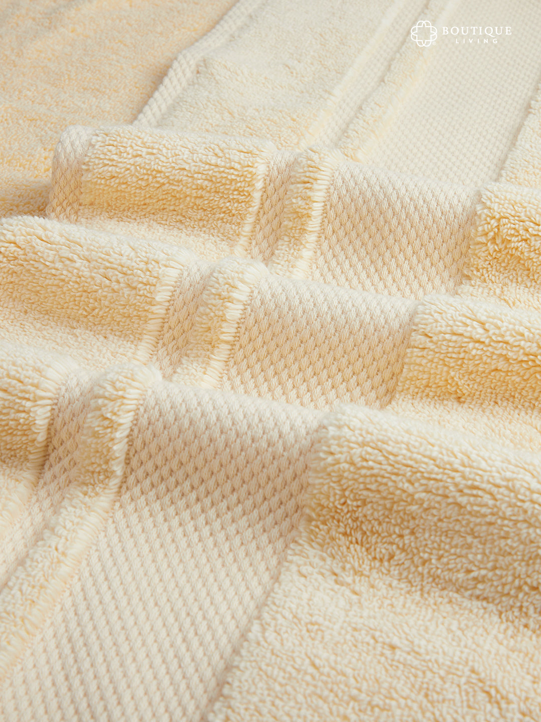 Platinum Pulse 100% Cotton 625 GSM Bath Towel - Beige