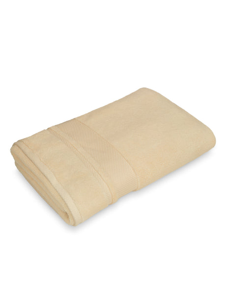 Platinum Pulse 100% Cotton 625 GSM Bath Towel - Brazilian Sand (Brown) (Pack of 1)