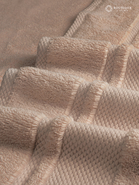 Platinum Pulse 100% Cotton 625 GSM Bath Towel - Grey Mushroom (Pack of 1)