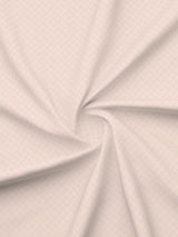 Cottage Garden 100% Cotton 300 TC Single Bedsheet with 1 Pillow Cover - White Geometrical Print