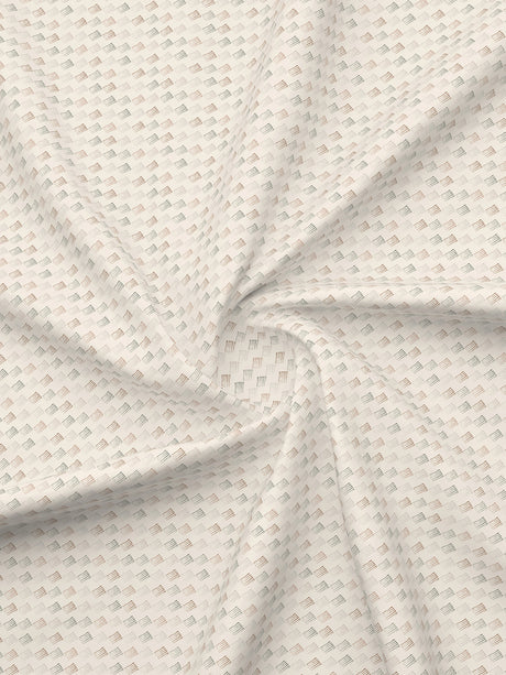 Cottage Garden 100% Cotton 300 TC Single Bedsheet with 1 Pillow Cover - Multicolor Geometrical Print