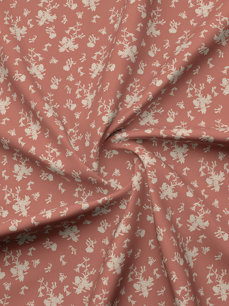 Cottage Garden 100% Cotton 300 TC Brown & White Printed Double Reversible Comforter - Pack of 1 (108 L x 90 W inches)