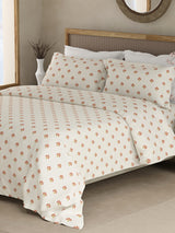 Designer cotton bedsheet for double bed - Boutique Living