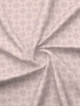 Platinum Pulse 100% Cotton 800 TC Light Purple Digitally Printed King Bedsheet with 4 Pillow Covers