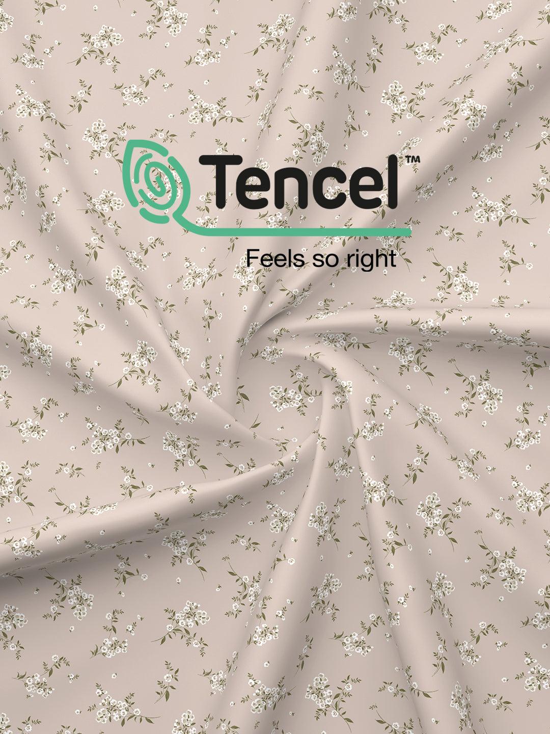 Zen Living TENCEL™ 250 TC Pink & Grey Floral Reversible Single Size Dohar (90 L x 60 W inches)