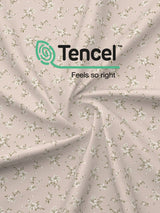 Zen Living TENCEL™ 250 TC Pink & Grey Floral Reversible Single Size Dohar (90 L x 60 W inches)