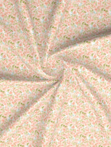 Valatia 100% Cotton 200 TC Double Bedsheet with 2 Pillow Covers - Pink Floral
