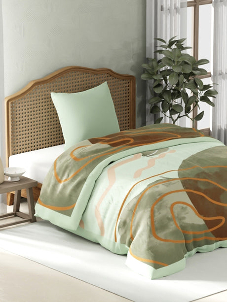 Valatia 700 GSM Multicolor 2 Ply Single Premium Mink Blanket (Size - 1.60 m x 2.20 m)