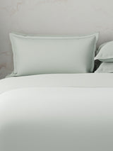 100% Cotton, 300 TC | King Size Bedding Set | 1 Bedsheet with 1 Duvet Cover & 4 Pillow Covers | Emblem Collection - Grey