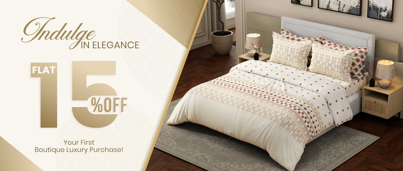 Luxury cotton bedsheets and bedding collection - Boutique Living India